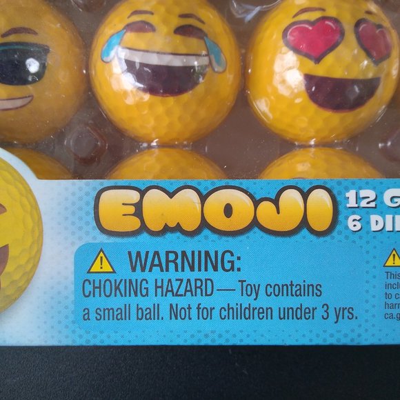 Emoji golf balls pack of 12 - see full description - Picture 8 of 13